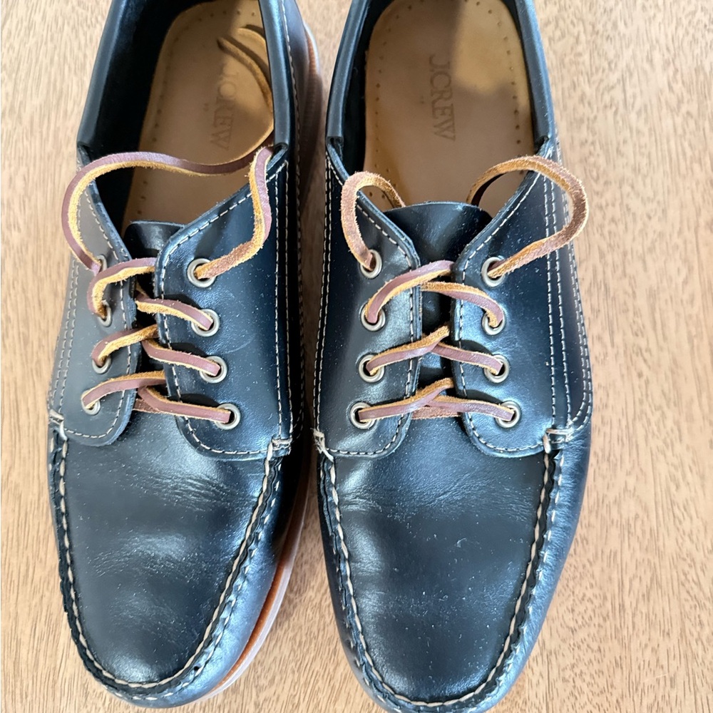 J. Crew Black Leather oxford Shoes,Men’s 11.5